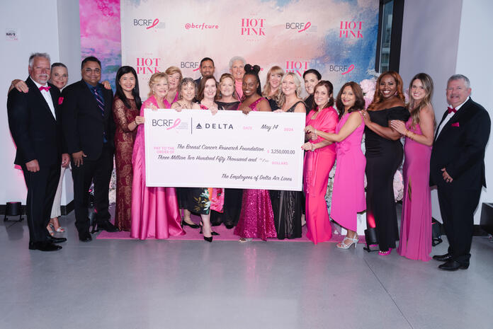 At this year's&nbsp;Breast Cancer Research Foundation Hot Pink Party in New York, Delta people were recognized for raising more than $3.25 million for BCRF in 2023.