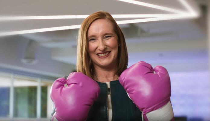 When Kristen Manion Taylor,&nbsp;Senior Vice President of In-Flight Service,&nbsp;announced her breast cancer diagnosis to her “Delta family,” a care package from her “survival sister,” Marenda Hughes Taylor, contained the ultimate memento for the battle ahead: a pair of pink boxing gloves.&nbsp;