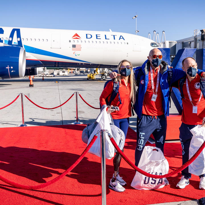 Delta's U.S. Paralympic Team ambassadors.
