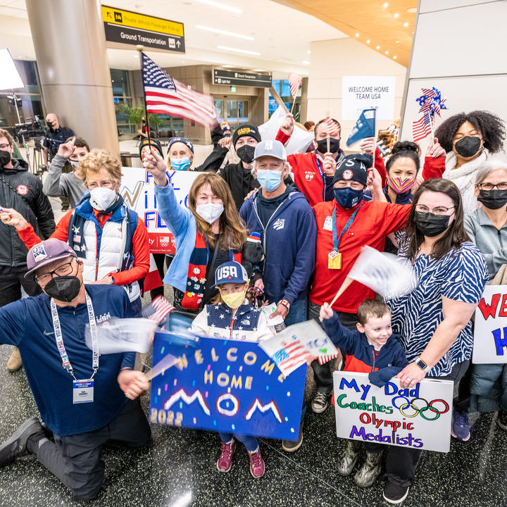 Team USA Olympic Team Homecoming at Salt Lake City (SLC)