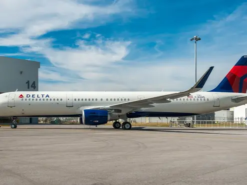 A321 parked