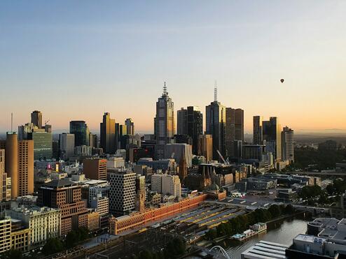 Skyline of Melbourne, Australia