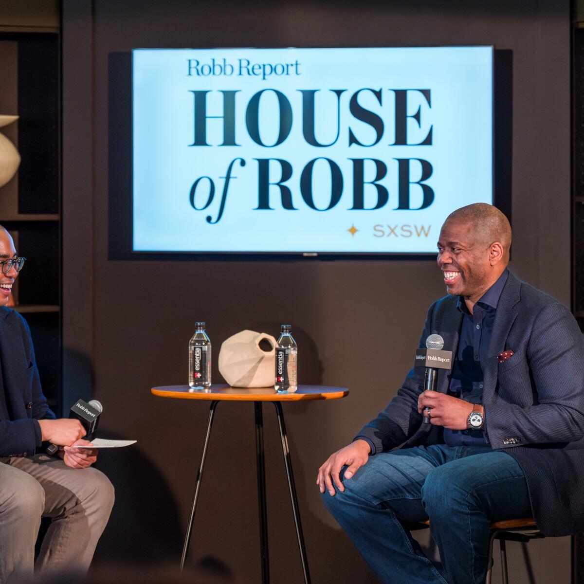 Dwight James,&nbsp;SVP, Customer Engagement & Loyalty, CEO, Delta Vacations, speaks with&nbsp;Justin Fenner, Robb Report's senior editor, during the "Premium Experience, Elevated Membership"&nbsp;panel at House of Robb on March 10 during SXSW 2024. Dwight provided an overview about how Delta is elevating what it means to be a SkyMiles® member while delivering relevant value to customers.