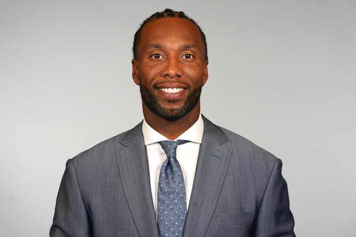 Headshot of NFL star Larry Fitzgerald