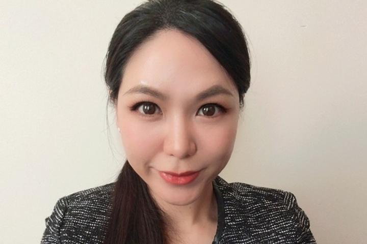 Flight attendant Ashley Yang.
