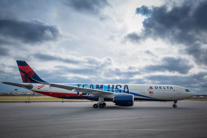 Delta Air Lines A330-900 Team USA Livery