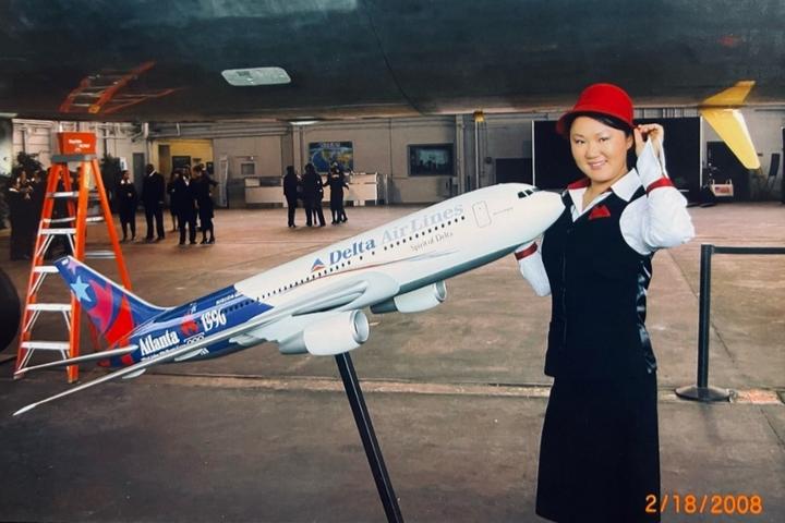Delta pilot Lucy Klein