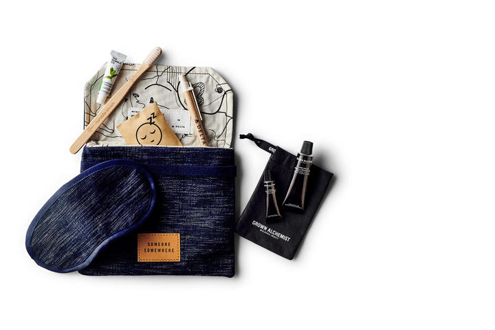 Delta One Amenity Kits by Someone Somewhere