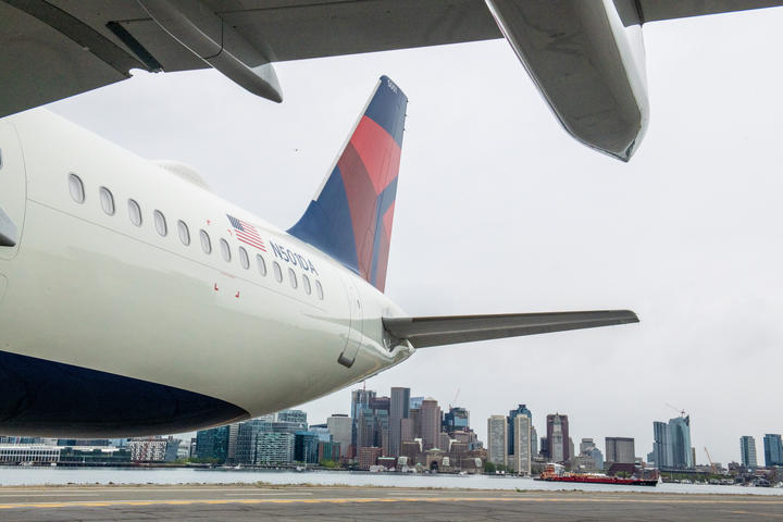 A321neo exterior in Boston.