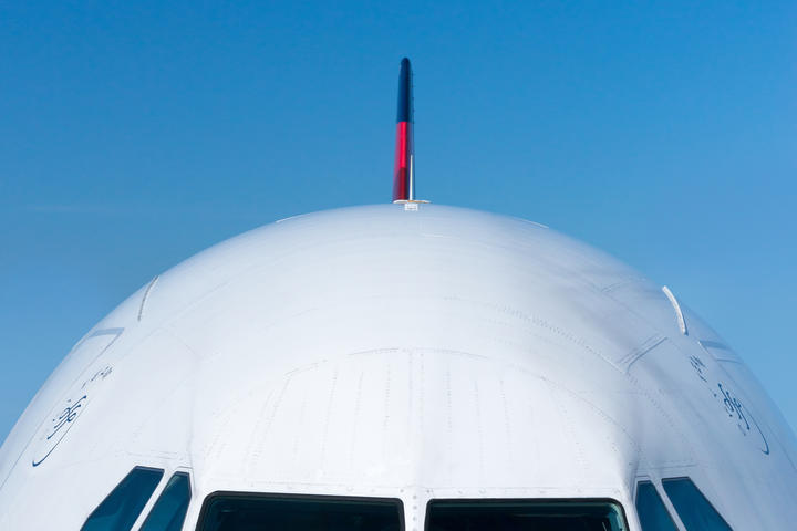 Nose and front of an A330-200