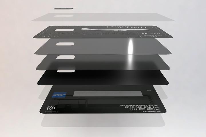 Amex 747 card layers