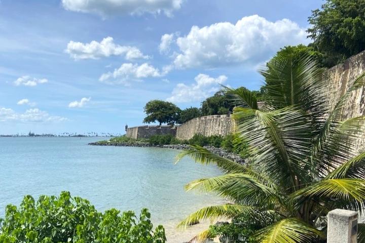 A fortress on the water in San Juan, Puerto Rico