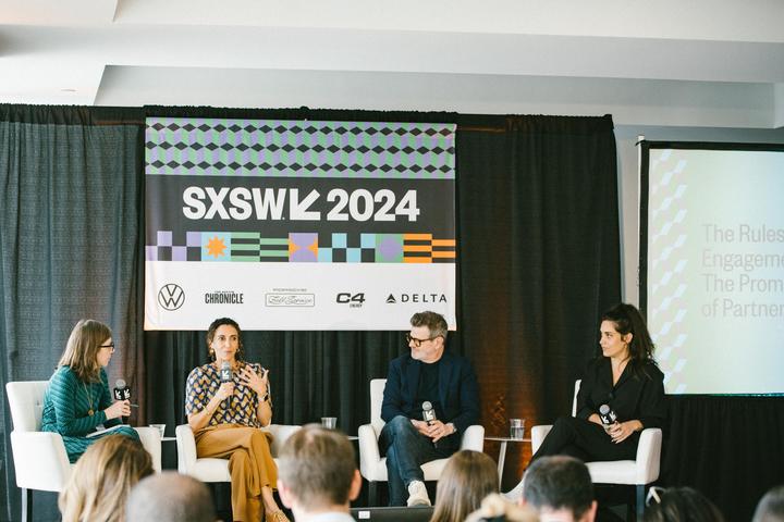 Julieta McCurry, VP - In-Flight Entertainment and Connectivity Strategy, speaks with executives from Delta Sync partners Paramount+ and Atlas Obscura about how partnerships with key brands elevate the overall customer experience at the&nbsp;The Rules of Engagement: The Promise of Partnership&nbsp;panel on March 10 at SXSW 2024.