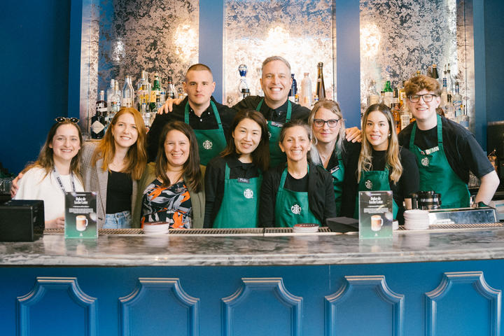 Delta partner Starbucks imported global flavors to downtown Austin for the Delta Lounge. For three days, The&nbsp;Starbucks Global Magic Hour activation invited SkyMiles members to try fan-favorite beverages from Latin America, the United Kingdom and Asia Pacific.