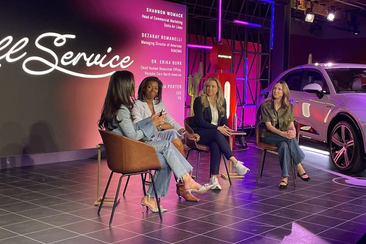 Shannon Womack,&nbsp;Managing Director - Product and Loyalty Marketing, speaks on the "No One Builds a Legacy by Standing Still: Featuring Women on the Road" panel with other women leaders from the transportation industry on their respective career journeys and the importance of diverse, dynamic leadership on March 10 at SXSW 2024.
