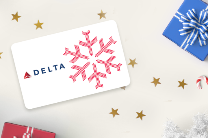 Delta holiday gift card