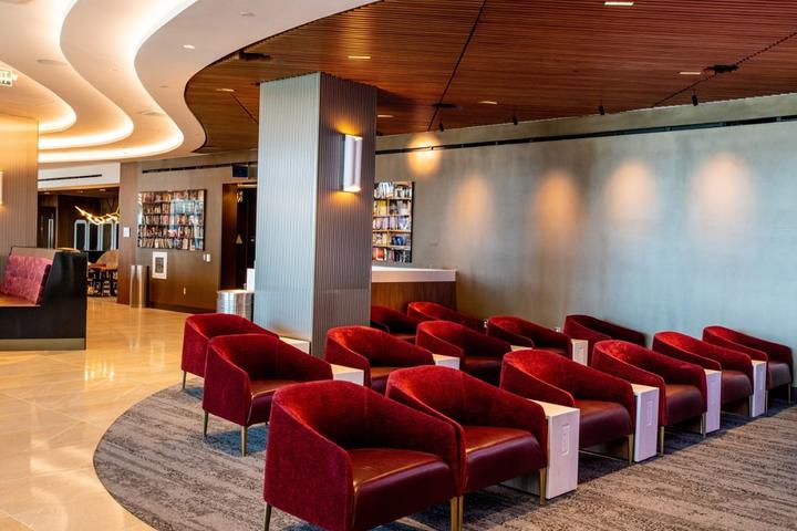 The Club includes a wide range of seating jobs to suit guest needs. 