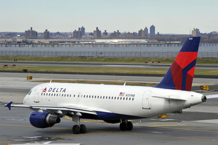 A319-100 on Runway