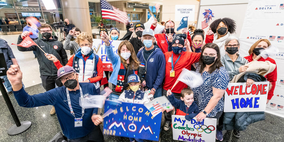 Team USA Olympic Team Homecoming at Salt Lake City (SLC)