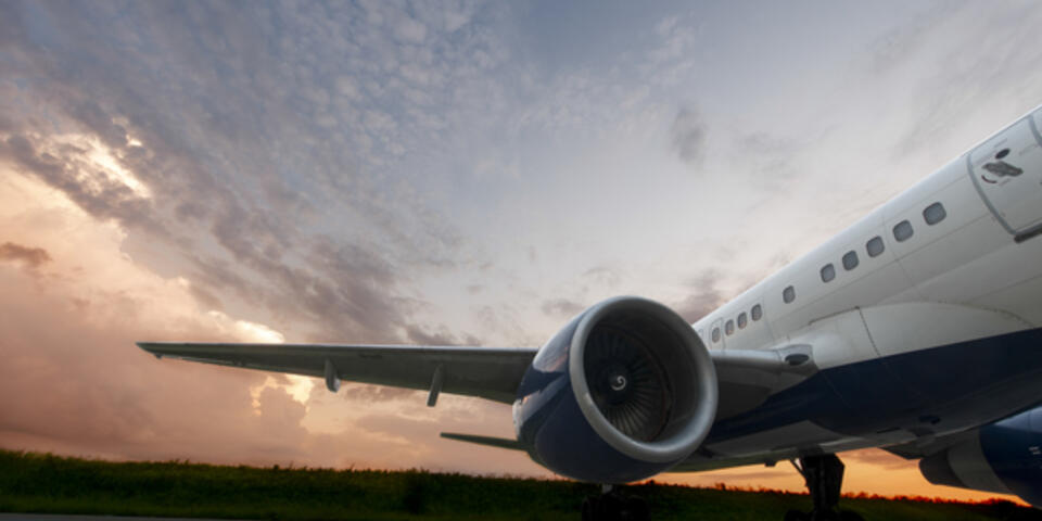 Plane before flight