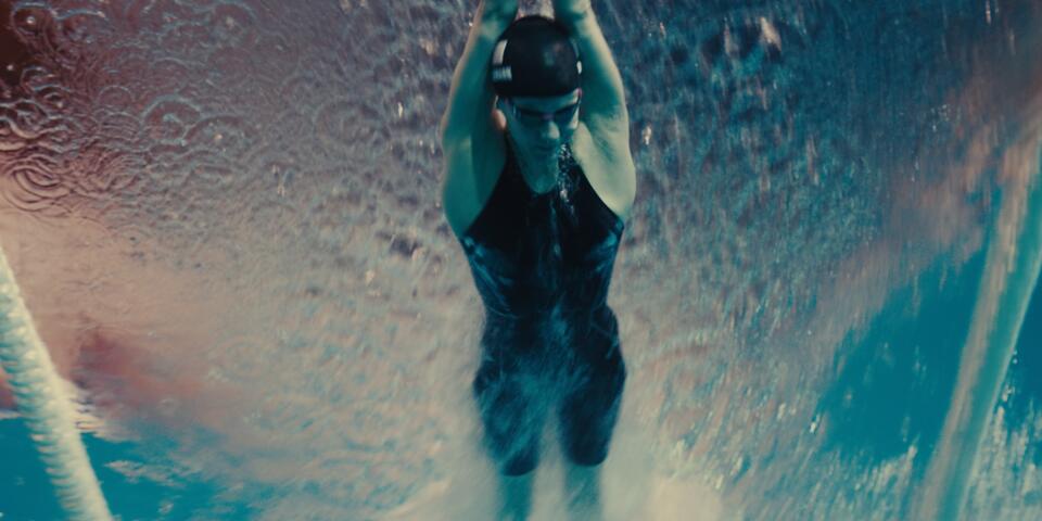 A still from the "Time" spot in Delta's campaigns for the Paris 2024.