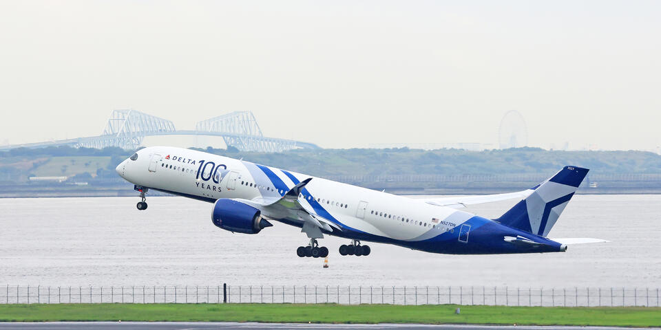 Centennial A350 at HND