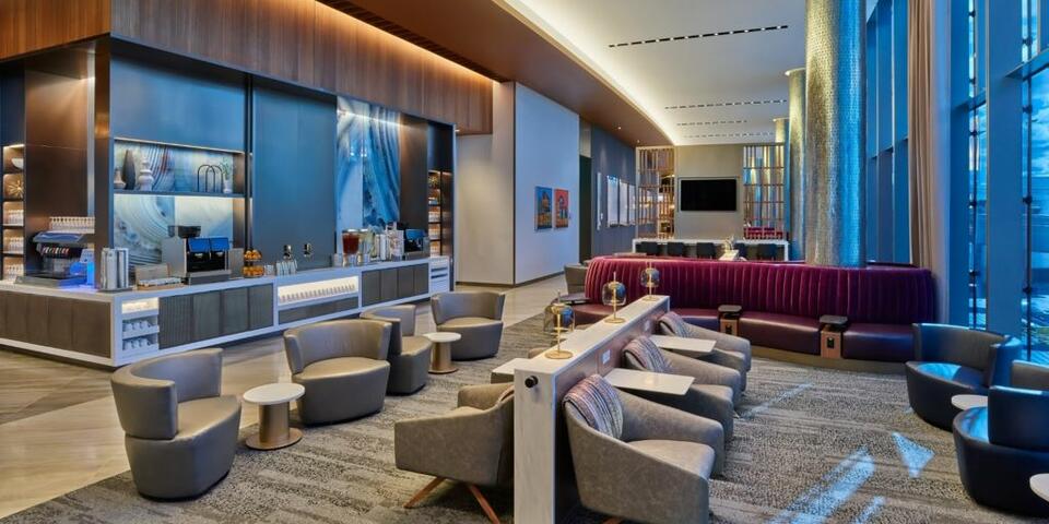 ORD Sky Club seating area