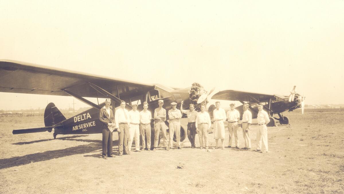 Delta Air Service, in 1929.