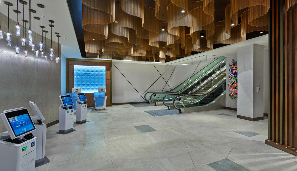 LAX Sky Club entryway