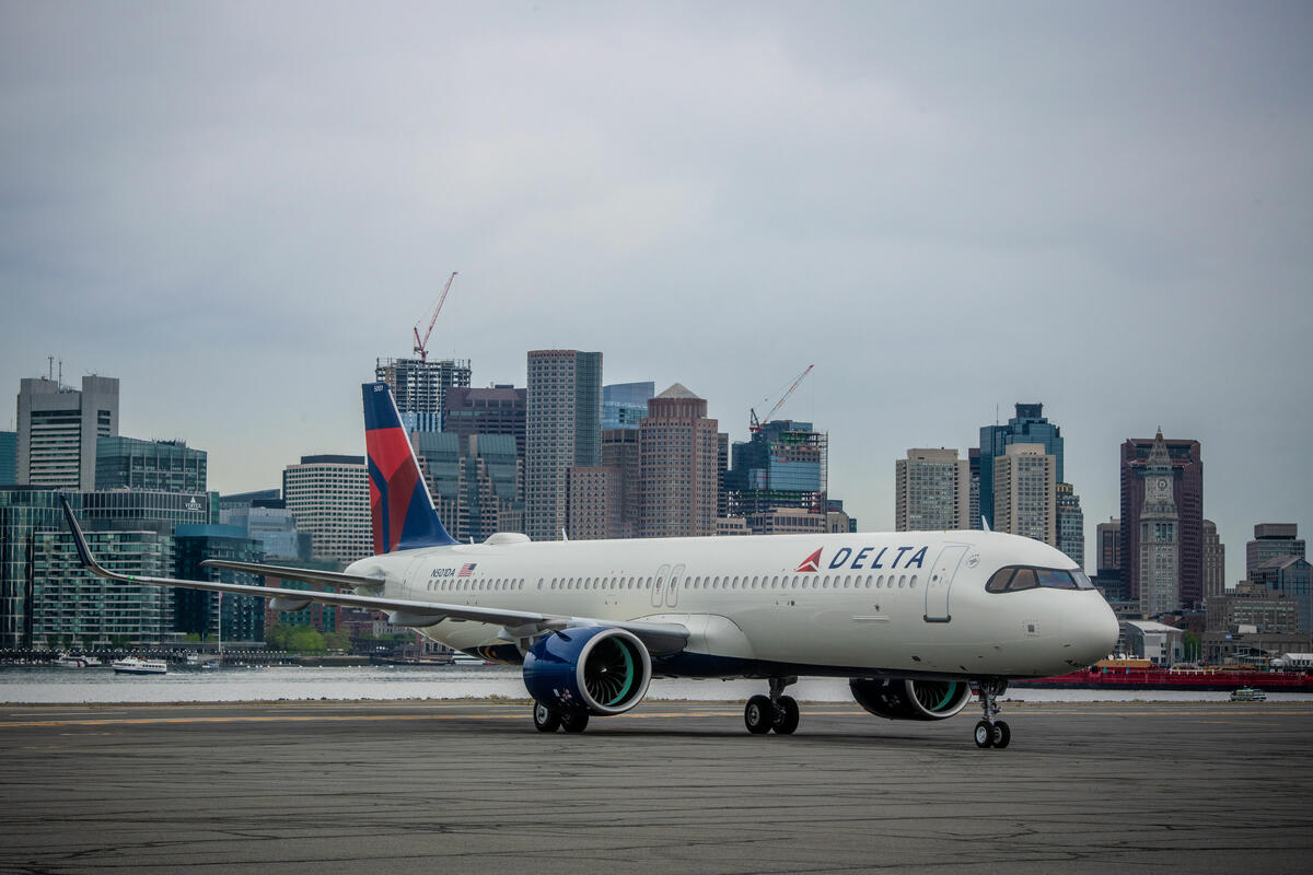 Delta's A321neo at Boston Logan International Airport (BOS)