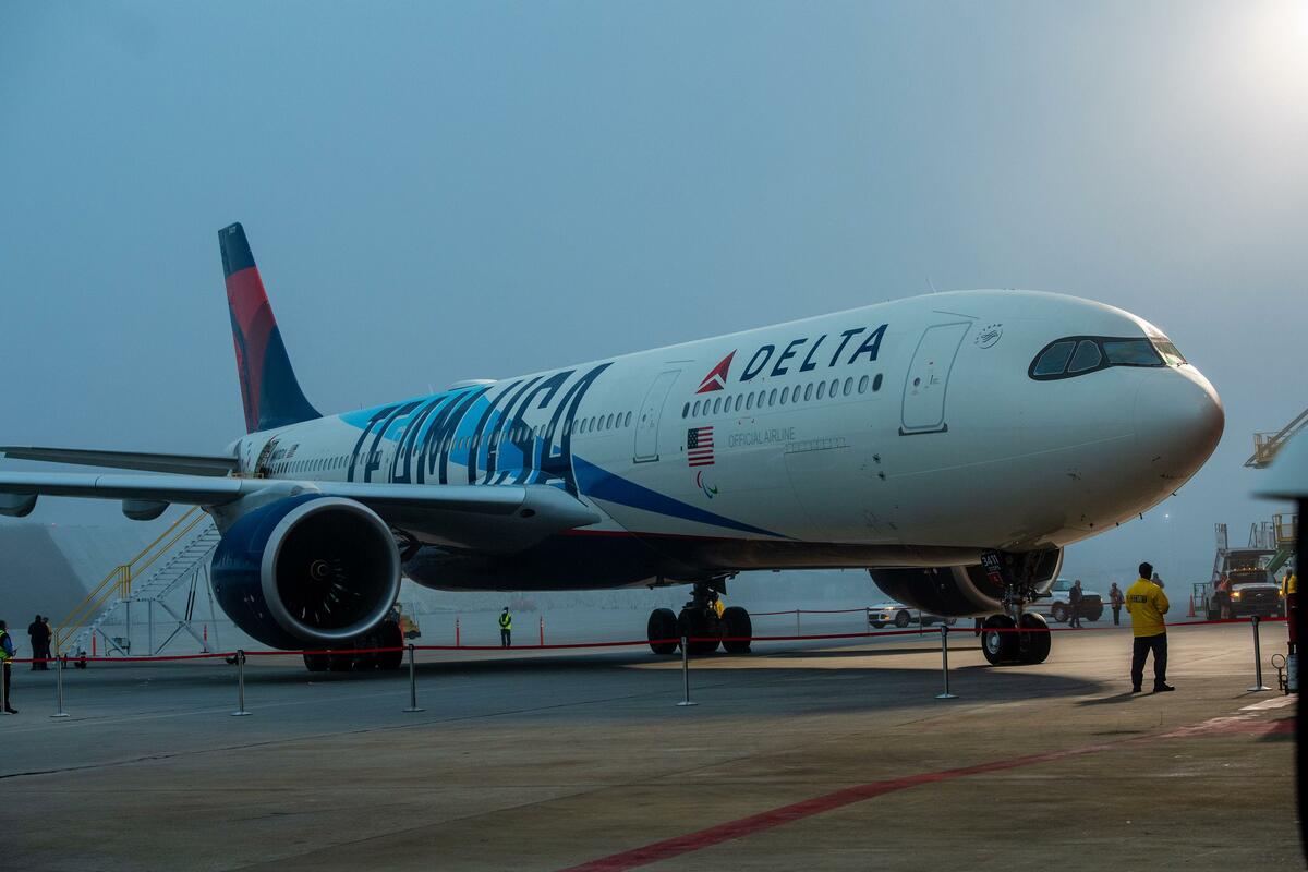 Delta's Team USA livery.