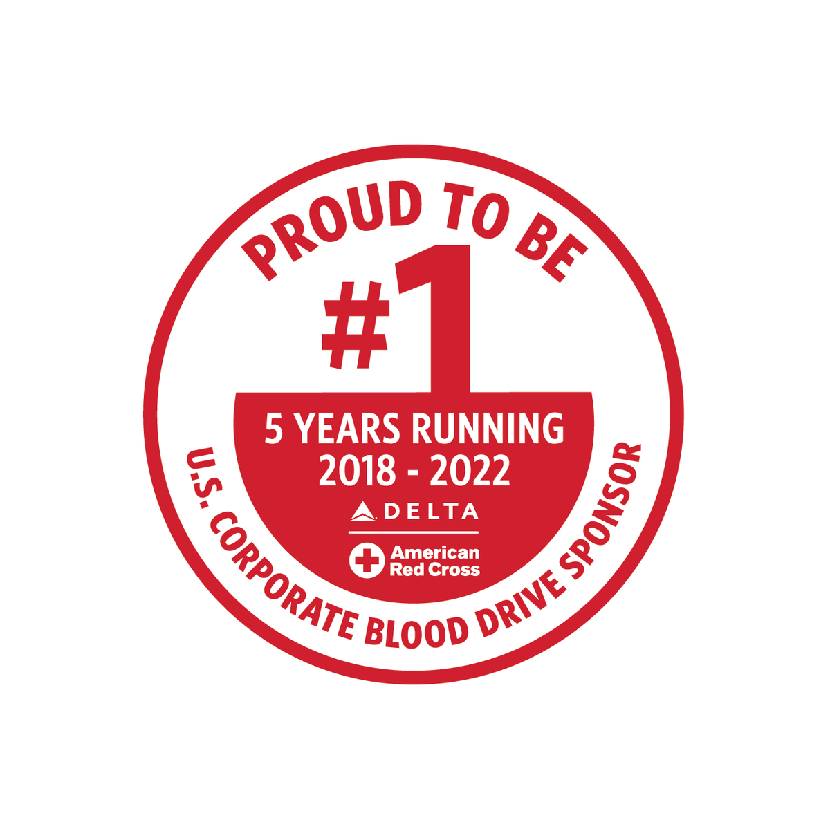 Delta-American Red Cross 2022 Logo