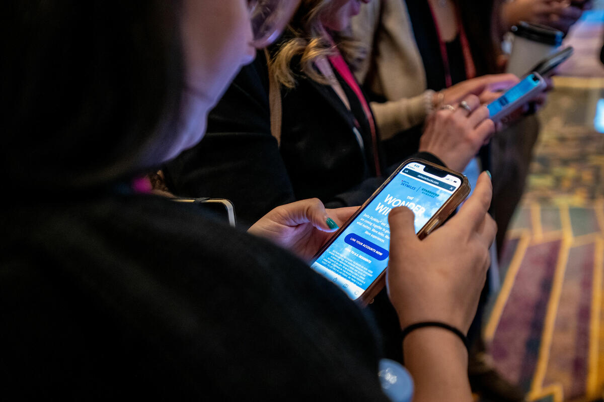 Delta SkyMiles® and Starbucks® Rewards came together at CES to give attendees more of what matters. Attendees experienced the interactive “Wonder Window” exhibit at ARIA for special giveaways.