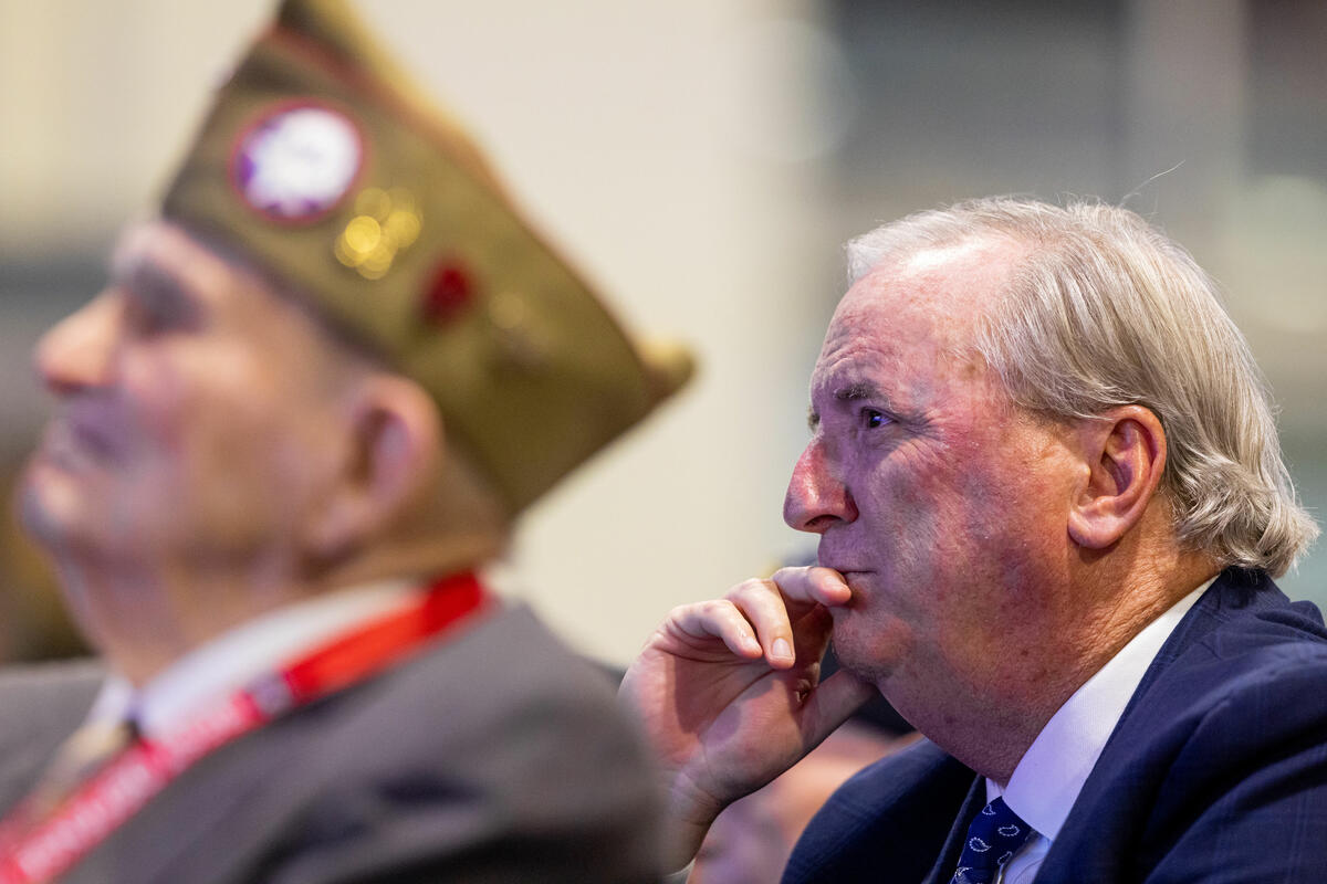Delta hosted a special event Tuesday for World War II veterans, heard their rich stories, gave them a warm Delta welcome and bid them bon voyage before their charter departs for Deauville, Normandy.