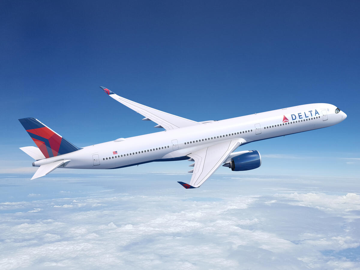 A350-1000 rendering provided by Airbus.