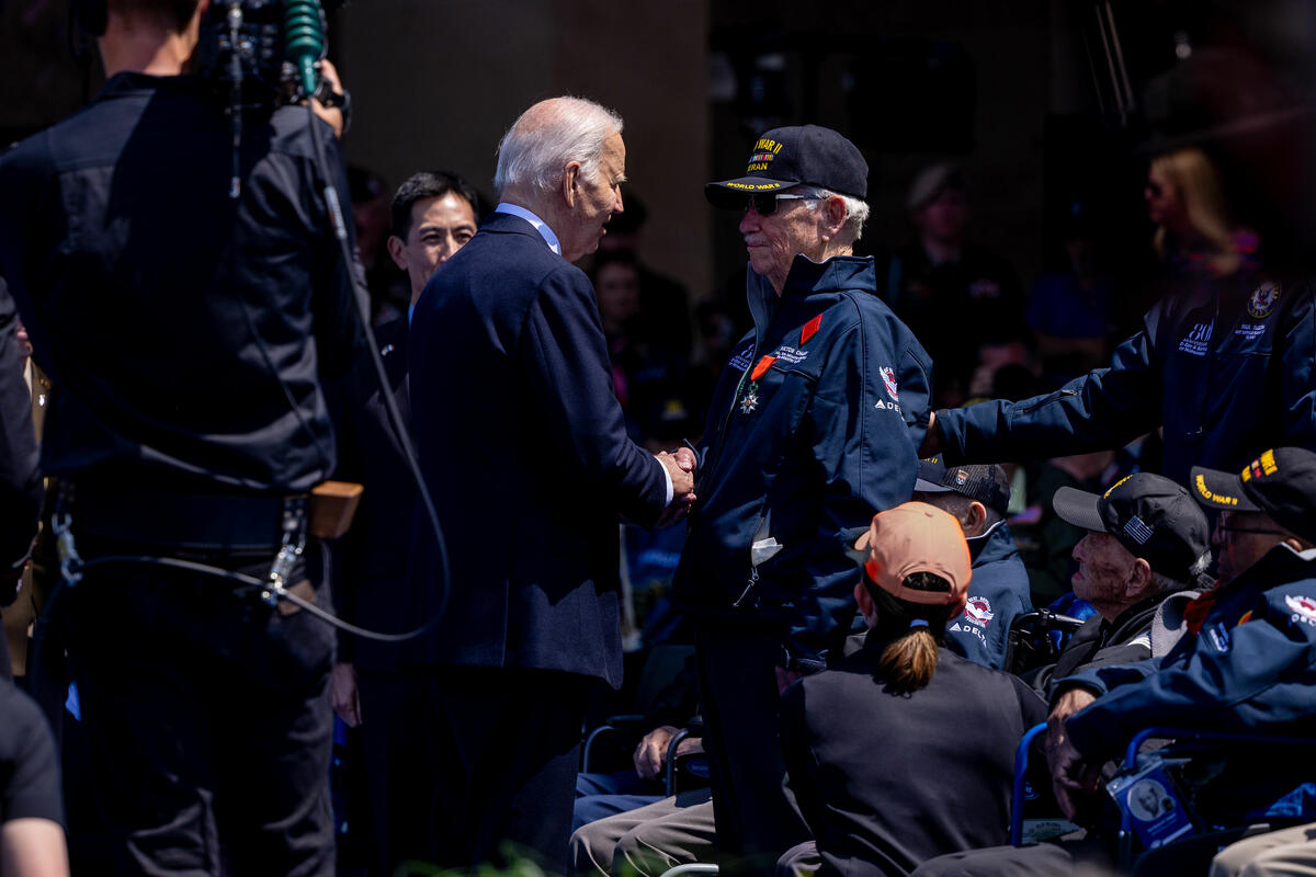 June 6, 2024, marked the 80th anniversary of the D-Day landings along the Normandy coast during World War II. This event, which ultimately led to the liberation of Europe, was commemorated with over 14,000 guests and 170 WWII Veterans at the Normandy American Cemetery, with special appearances from U.S. President Joe Biden and French President Emmanuel Macron.