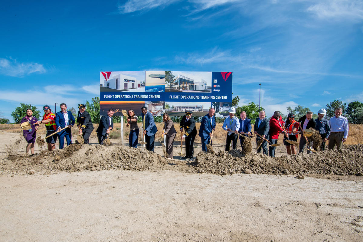 Delta broke ground Thursday on a new pilot training facility in its key Mountain West hub, Salt Lake City.&nbsp;